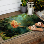Jean-Honoré Fragonard "The Swing (L'Escarpolette)(The Happy Accidents of the Swing") Outdoor Rug Gallery Image 2