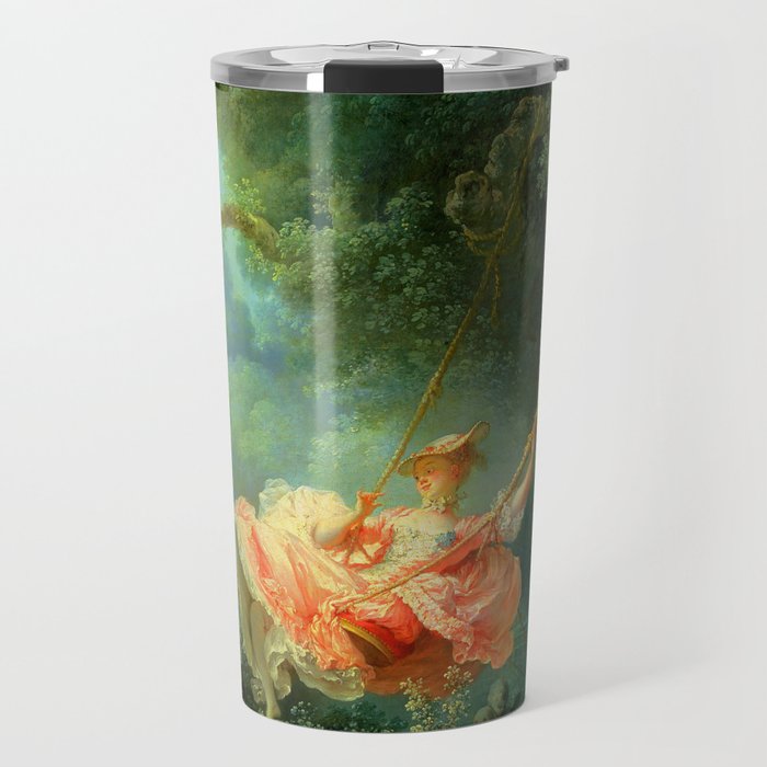 Jean-Honoré Fragonard "The Swing (L'Escarpolette)(The Happy Accidents of the Swing") Travel Mug Gallery Image 1
