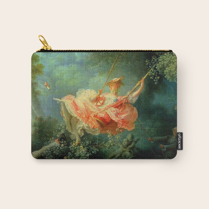 Jean-Honoré Fragonard "The Swing (L'Escarpolette)(The Happy Accidents of the Swing") Carry All Pouch Gallery Image 1