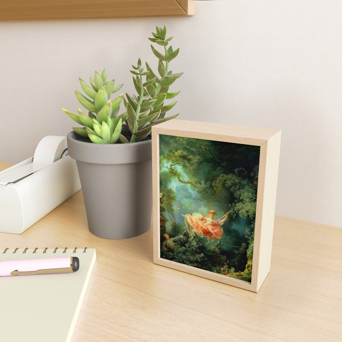 Jean-Honoré Fragonard "The Swing (L'Escarpolette)(The Happy Accidents of the Swing") Mini Art Print Gallery Image 2