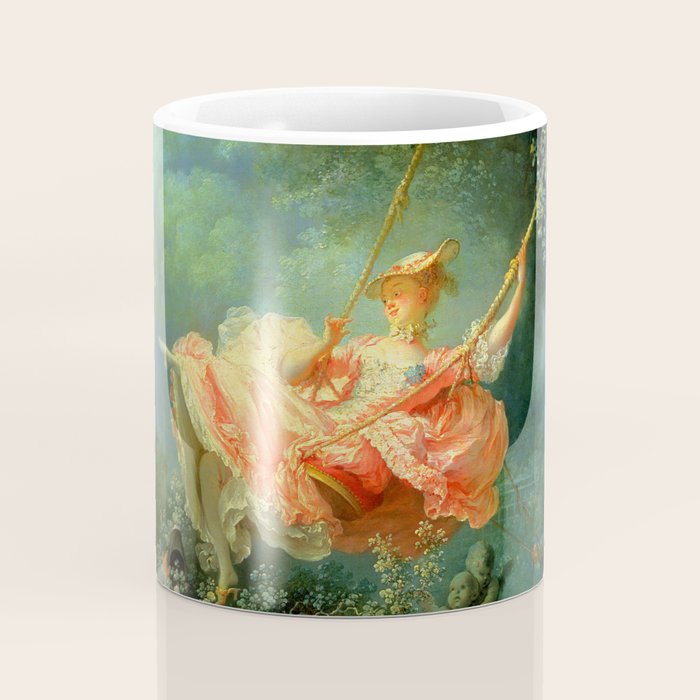 Jean-Honoré Fragonard "The Swing (L'Escarpolette)(The Happy Accidents of the Swing") Coffee Mug Gallery Image 4