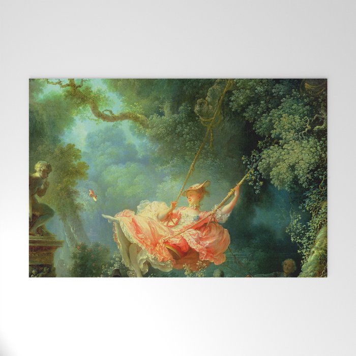 Jean-Honoré Fragonard "The Swing (L'Escarpolette)(The Happy Accidents of the Swing") Welcome Mat Gallery Image 1