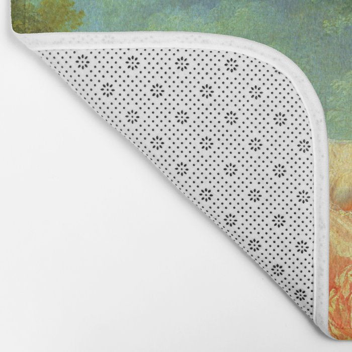Jean-Honoré Fragonard "The Swing (L'Escarpolette)(The Happy Accidents of the Swing") Bath Mat Gallery Image 2