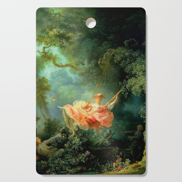 Jean-Honoré Fragonard "The Swing (L'Escarpolette)(The Happy Accidents of the Swing") Cutting Board Gallery Image 1
