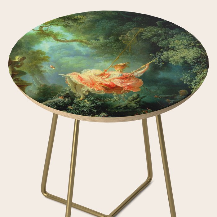 Jean-Honoré Fragonard "The Swing (L'Escarpolette)(The Happy Accidents of the Swing") Side Table Gallery Image 2