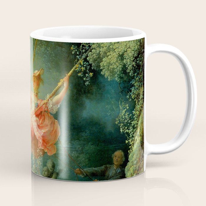 Jean-Honoré Fragonard "The Swing (L'Escarpolette)(The Happy Accidents of the Swing") Coffee Mug Gallery Image 1