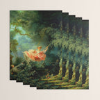 Jean-Honoré Fragonard "The Swing (L'Escarpolette)(The Happy Accidents of the Swing") Wrapping Paper Gallery Image 3