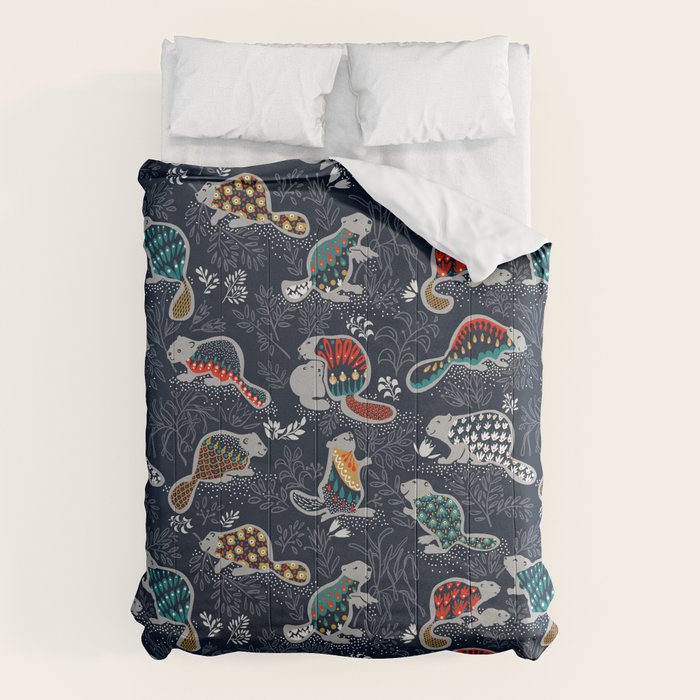 Beaver is back by night - Comeback Species Comforter Gallery Image 6