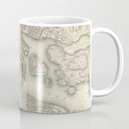 Vintage Map of Stockholm Sweden (1838) Coffee Mug Gallery Image 1