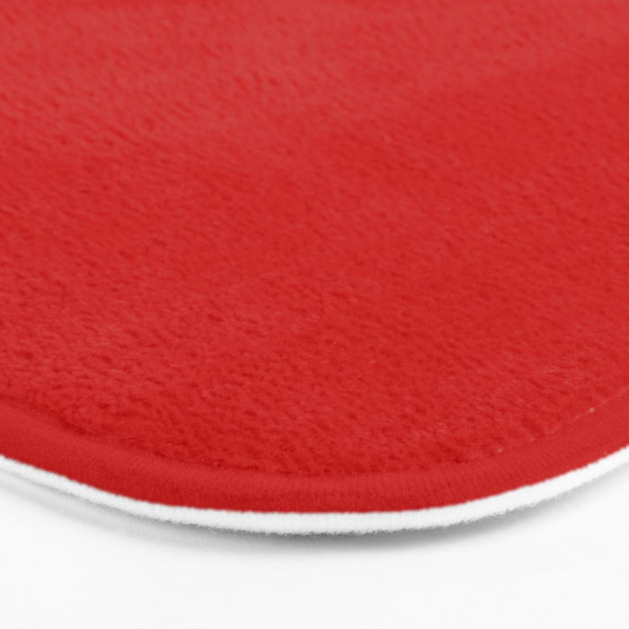 Bright red Bath Mat Gallery Image 3