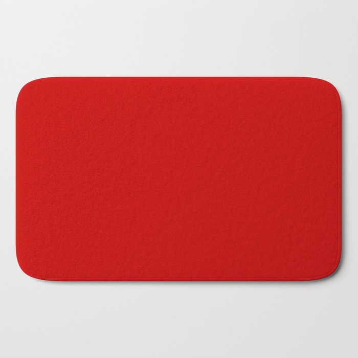 Bright red Bath Mat Gallery Image 2