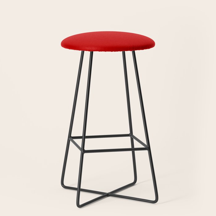 Bright red Stool Gallery Image 1