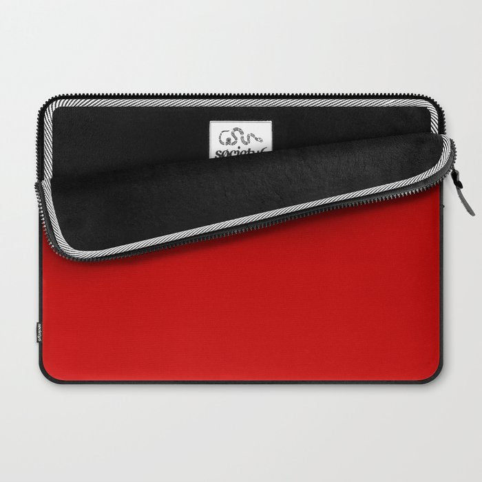 Bright red Laptop Sleeve Gallery Image 2