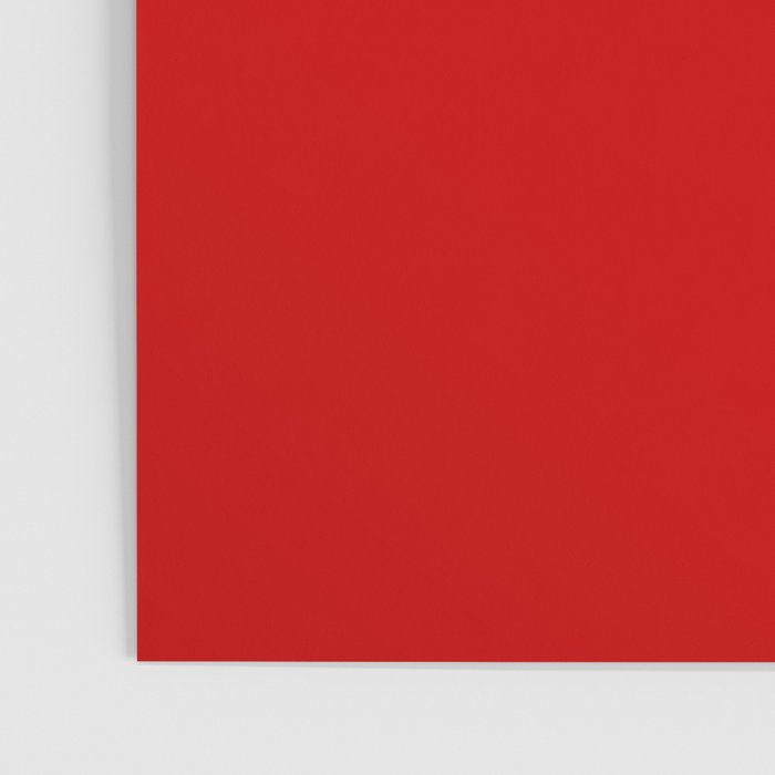 Bright red Poster Gallery Image 3