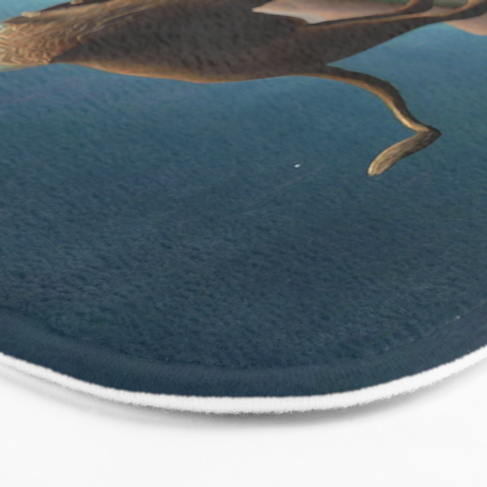 'The Sleeping Gypsy' Lion and Moon While Sleeping in the Desert by Henri Rousseau Bath Mat Gallery Image 3