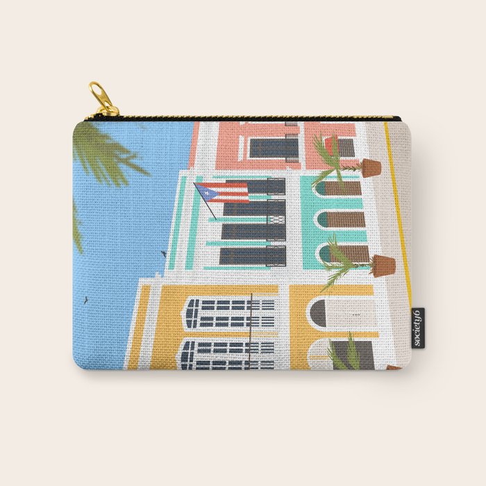 Old San Juan, Puerto Rico Carry All Pouch Gallery Image 1