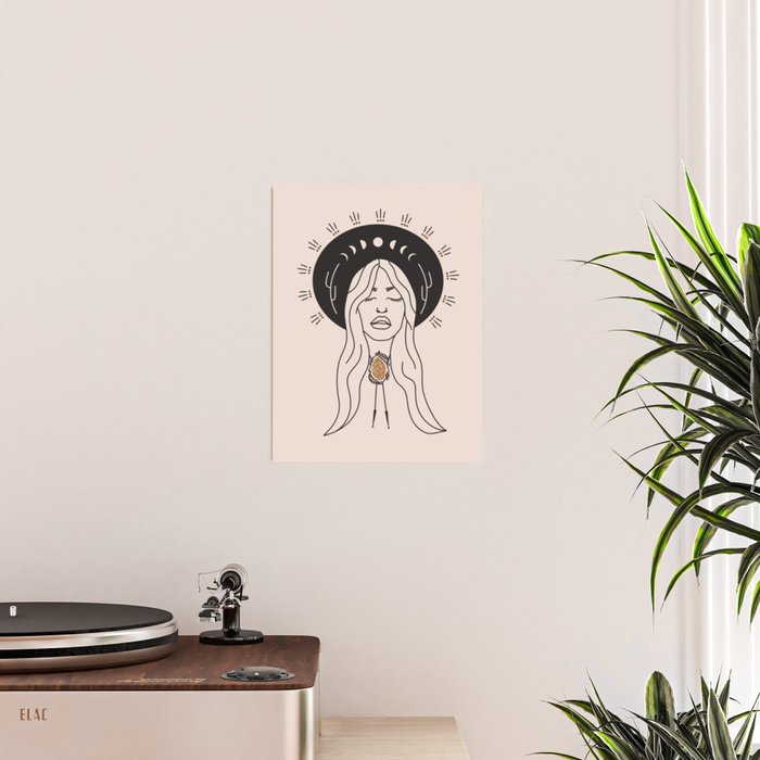 Desert Angel in Black & Cream Poster Gallery Image 2