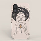 Desert Angel in Black & Cream iPhone Case Gallery Image 1