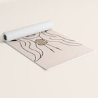 Desert Angel in Black & Cream Yoga Mat Gallery Image 2