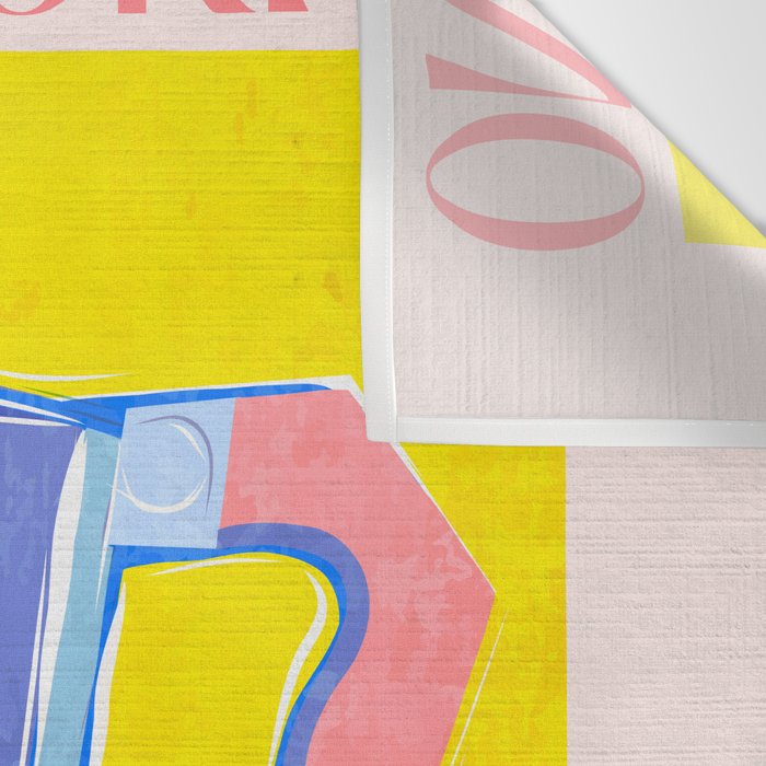 Buongiorno - Bold Retro Italian Coffee Maker Wall Tapestry Gallery Image 3