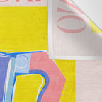 Buongiorno - Bold Retro Italian Coffee Maker Wall Tapestry Gallery Image 3