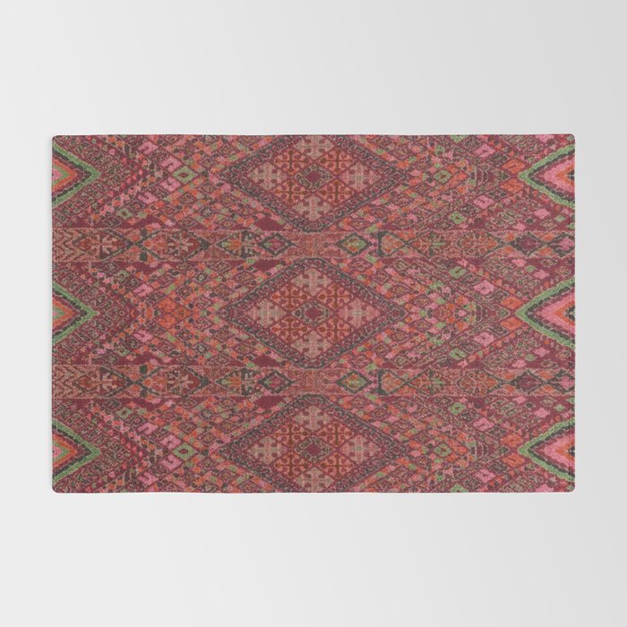 Vibrant Moroccan Kilim Pattern Rug Gallery Image 2