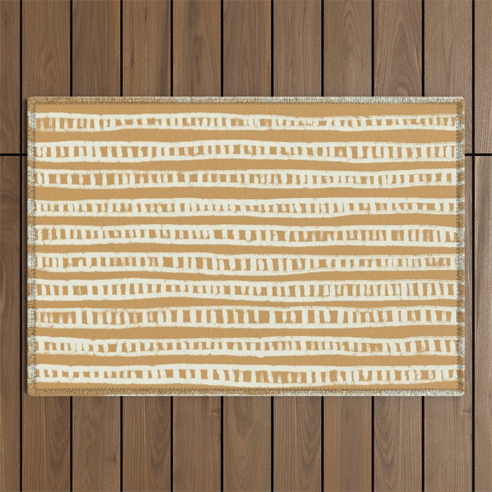 Simple Hand Drawn Pattern #2 Outdoor Rug Gallery Image 1