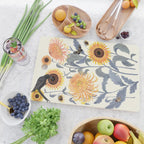 Crysanthmums and Sunflowers Cutting Board Gallery Image 2