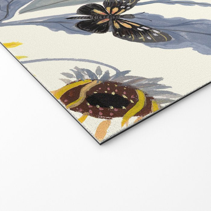 Crysanthmums and Sunflowers Welcome Mat Gallery Image 2