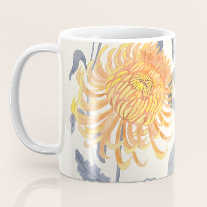 Crysanthmums and Sunflowers Coffee Mug Gallery Image 3