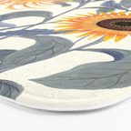 Crysanthmums and Sunflowers Bath Mat Gallery Image 3