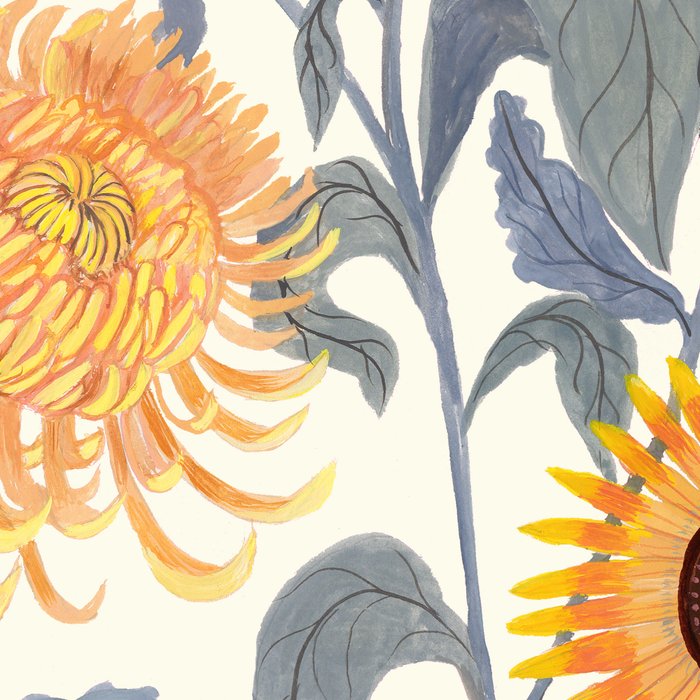 Crysanthmums and Sunflowers Coffee Mug Gallery Image 2