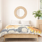 Crysanthmums and Sunflowers Duvet Cover Gallery Image 3