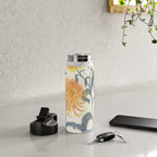 Crysanthmums and Sunflowers Water Bottle Gallery Image 4