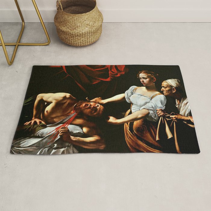 Caravaggio - Judith Beheading Holofernes Rug Gallery Image 1