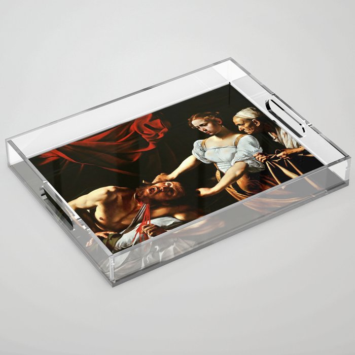 Caravaggio - Judith Beheading Holofernes Acrylic Tray Gallery Image 1