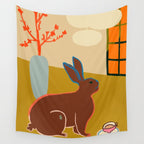 RABBIT Wall Tapestry Gallery Image 4