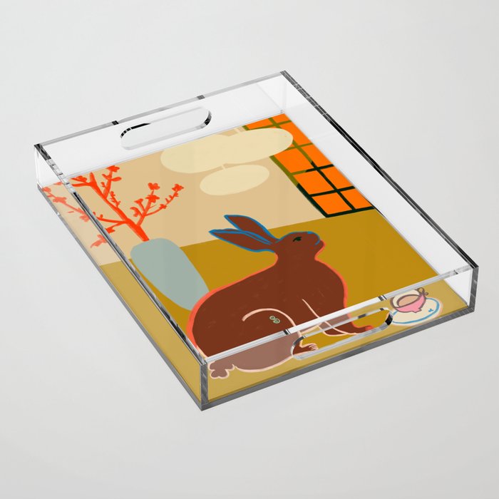 RABBIT Acrylic Tray Gallery Image 1