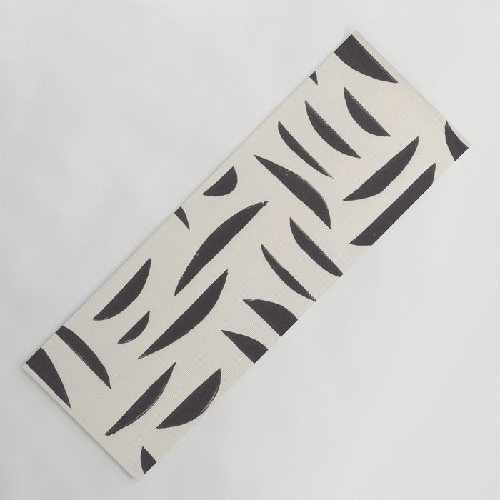 Linocut Abstract #4 Yoga Mat Gallery Image 1