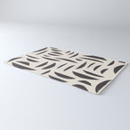 Linocut Abstract #4 Rug Gallery Image 3