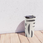 Linocut Abstract #4 Travel Mug Gallery Image 4