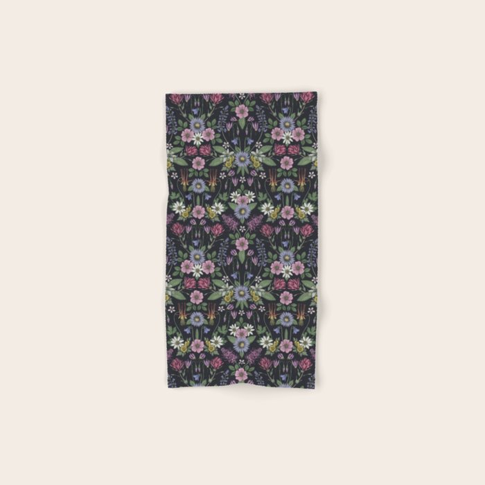 Mount Rainier Wildflowers Bath Towel Gallery Image 1