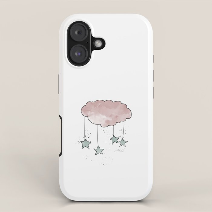 Cloud_Nursery Art_01 iPhone Case Gallery Image 1