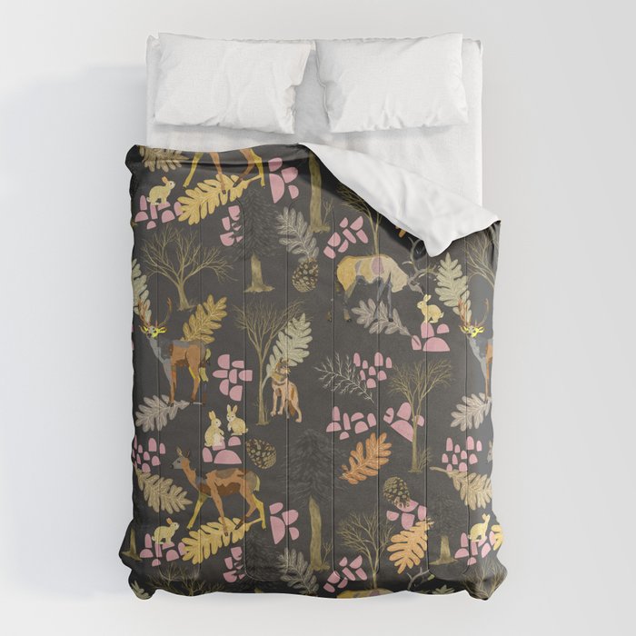 Colorful forest animals F Comforter Gallery Image 6