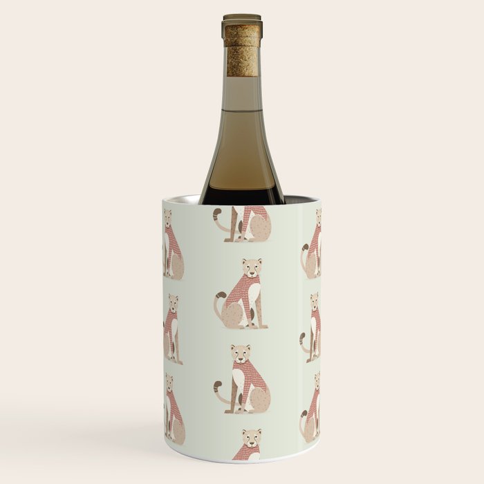 Whimsical Cheetah Wine Chiller Gallery Image 2