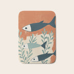 Three Swimming Fish Bath Mat Gallery Image 1