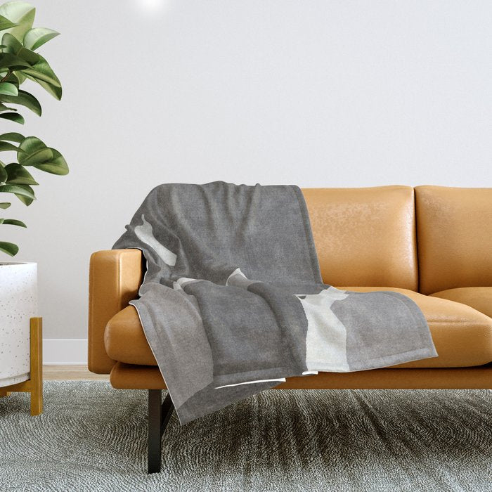 LANDSHAPES / Arctic - Night Throw Blanket Gallery Image 1