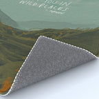 "Take Heart, Dear Traveller, Light Will Meet You In Wild Places." | Landscape Design Rug Gallery Image 4