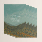 "Take Heart, Dear Traveller, Light Will Meet You In Wild Places." | Landscape Design Wrapping Paper Gallery Image 3