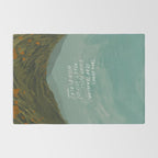 "Take Heart, Dear Traveller, Light Will Meet You In Wild Places." | Landscape Design Rug Gallery Image 2